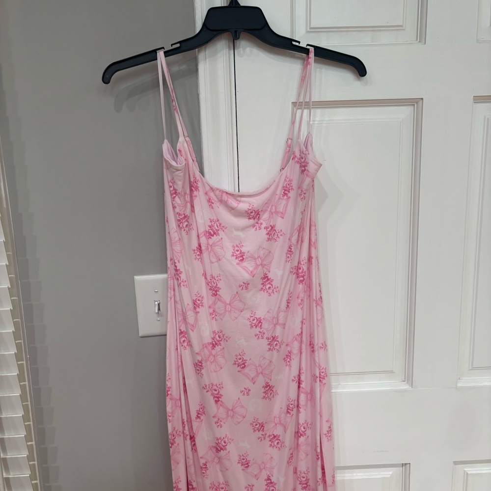 Pink x Loveshack Fancy Floral Slip Dress
